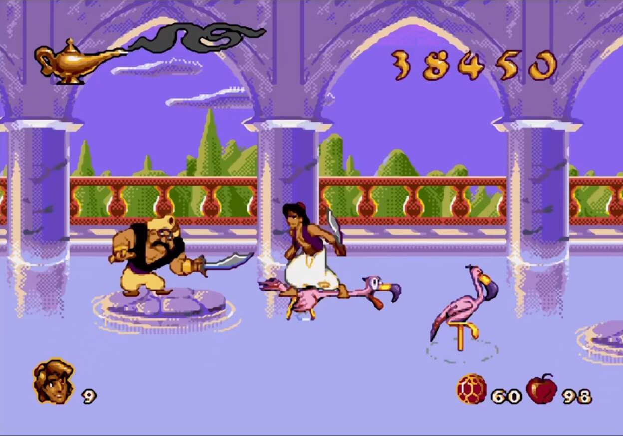 Disney's Aladdin - геймплей игры Sega Mega Drive\Genesis